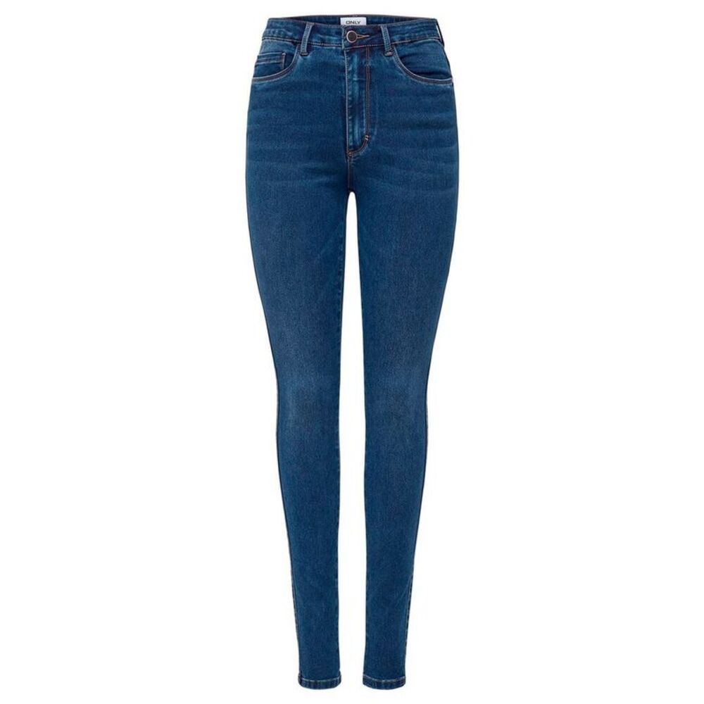 Only Blue Cotton Skinny Women's Jeans